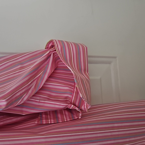 Lands’End Button Up 3/4 Sleeve Striped Shirt - Picture 5 of 10